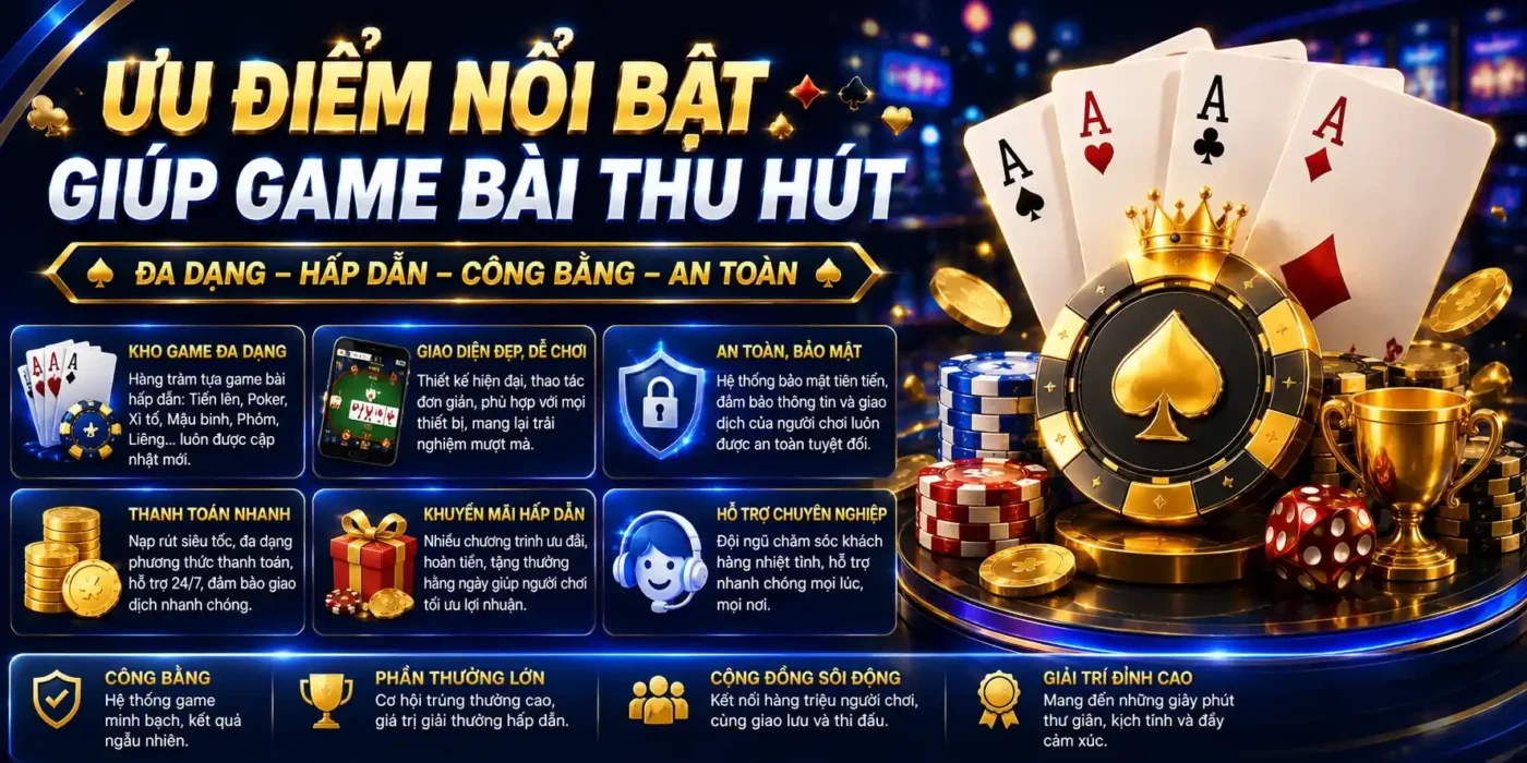 Game bài 35 Ưu điểm nổi bật giúp game bài thu hút